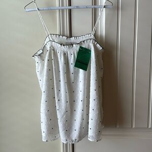 Loft spaghetti strap shirt large petite